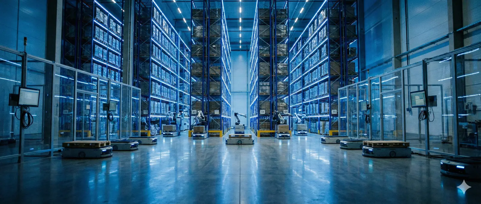 現代化物流倉儲自動化設備背景